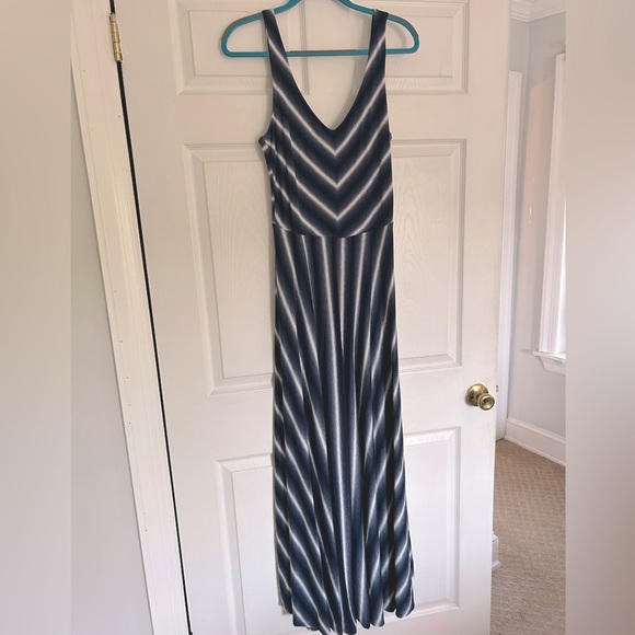 Anthropologie | Dresses | Anthropologie Striped Maxi | Poshmark